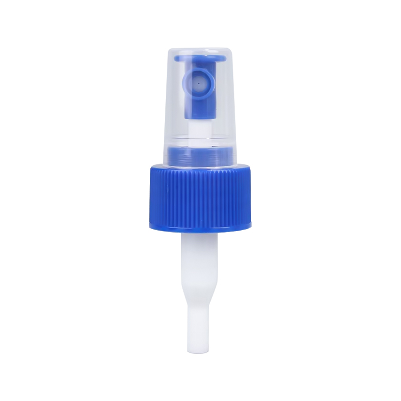 Blå lille fingerpumpe sprøjte